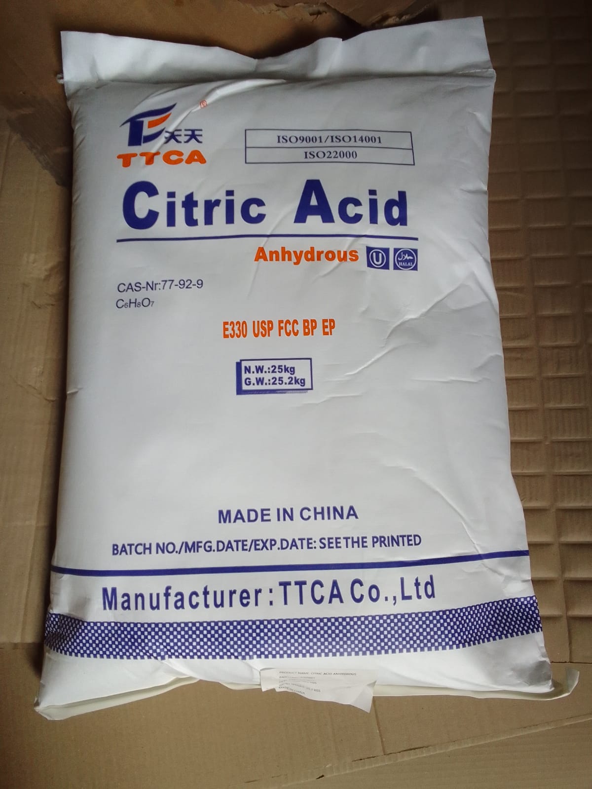 Citric Acid Anhydrous
